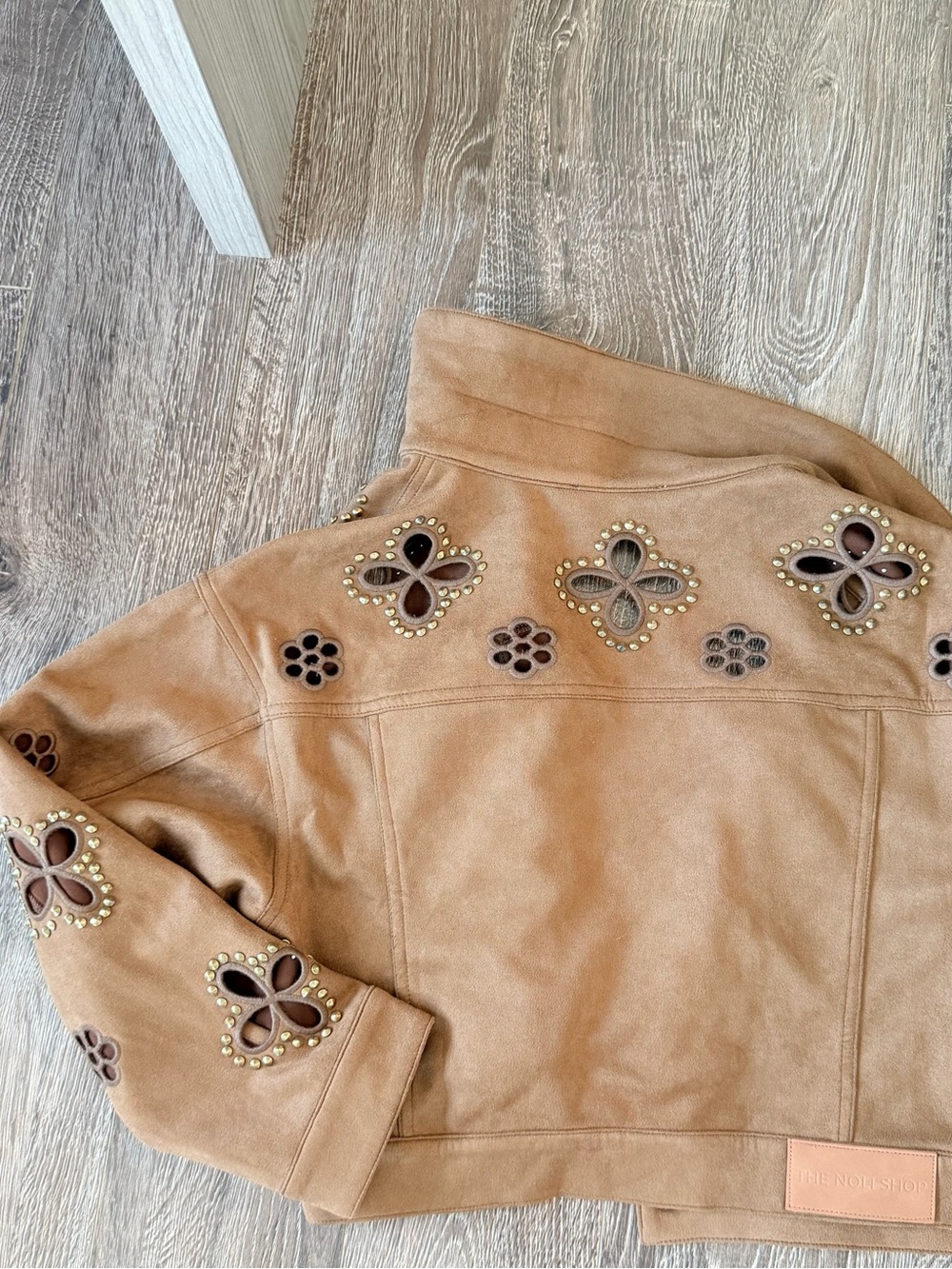 NOLI shop suede kaia pearl jacket - Picture 2 of 2